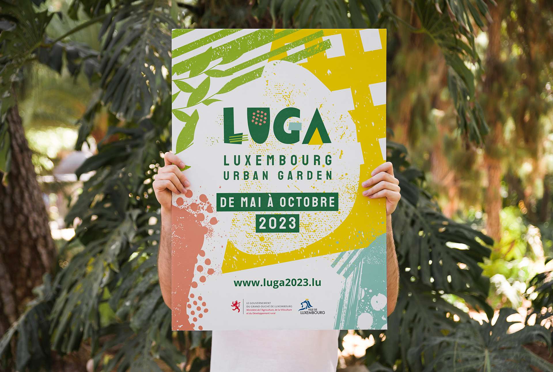 Affiche pour LUGA, première exposition horticole au Luxembourg