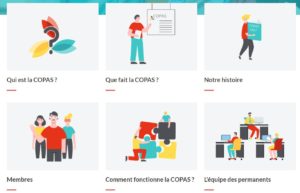 Page "A propos" du site copas.lu - version facile à lire et à comprendre